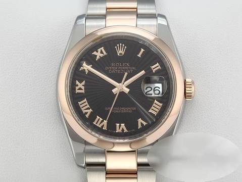  Rolex Datejust 36mm 116201 Stahl Rosegold 750 2010 Automatik Rotgold Gold 