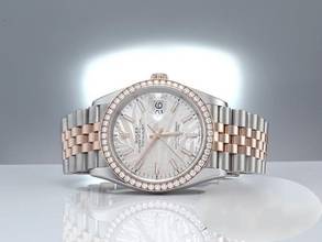 Thumbnail von Rolex Datejust 36 126281rbr Stahl Rosegold 750 Diamanten Automatik Gold