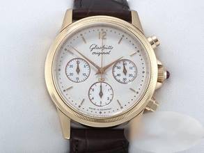 Thumbnail von Glashütte Original Senator Chronograph Rosegold 750 1-10-66-01-01-05 Jubiläumschronograph 18kt Rose Gold