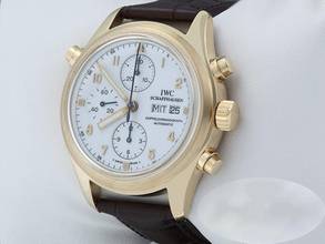 Thumbnail von IWC Fliegeruhr Doppelchronograph Pilot Doppelchronograph Gelbgold 750 Iw3711 Automatik 18kt Yellow Gold Black Dial