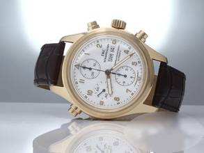Thumbnail von IWC Fliegeruhr Doppelchronograph Pilot Doppelchronograph Gelbgold 750 Iw3711 Automatik 18kt Yellow Gold Black Dial