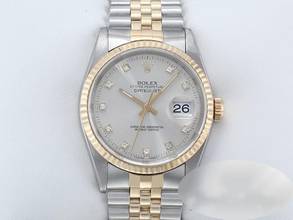 Thumbnail von Rolex Datejust 36 36mm 16233 Edelstahl Gelbgold 750 Automatik Stainless Steel 18kt Yellow Gold Jubilé-band Chronometer Oyster