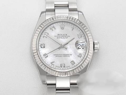 Rolex Datejust 31 31mm Medium 178274 Stahl Weissgold 750 Diamanten Automatik Stainless Steel 18kt White Gold Oyster-band Chronometer