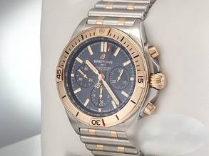 Thumbnail von Breitling Chronomat 42 B01 42 Ub0134 2020 Edelstahl Automatik Stahl Steel 18kt Rose Gold