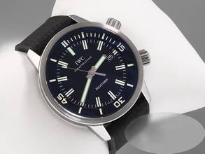 Thumbnail von IWC Aquatimer Automatic Vintage 44 Mm Iw3231 Edelstahl Armbanduhr Stahl Steel Black Dial