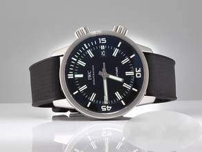 Thumbnail von IWC Aquatimer Automatic Vintage 44 Mm Iw3231 Edelstahl Armbanduhr Stahl Steel Black Dial