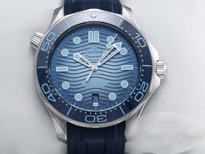  Omega Seamaster Diver 300 M Summer Blue Edelstahl 2023 210.32.42.20.03.002 Automatik Stahl Steel Blue Dial 