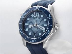 Thumbnail von Omega Seamaster Diver 300 M Summer Blue Edelstahl 2023 210.32.42.20.03.002 Automatik Stahl Steel Blue Dial