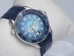 Thumbnail von Omega Seamaster Diver 300 M Summer Blue Edelstahl 2023 210.32.42.20.03.002 Automatik Stahl Steel Blue Dial