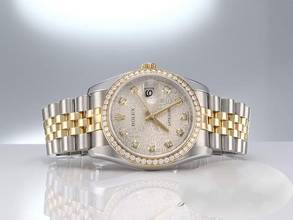 Thumbnail von Rolex Datejust 36 36mm 116243 2017 Lc100 Stahl Gelbgold 750 Diamanten Automatik Stainless Steel 18kt Yellow Gold Jubilé-band Chronometer Oyster