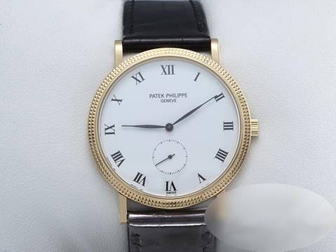 Patek Philippe Calatrava 3919 Gelbgold 750 1987 Handaufzug 18kt Yelllow Gold Herren Damen White Dial