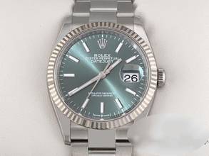 Thumbnail von Rolex Datejust 36 36mm 126234 2022 Stahl Weissgold 750 Grün Automatik Stainless Steel 18kt White Gold Oyster-band Chronometer Green Dial