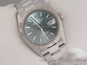 Thumbnail von Rolex Datejust 36 36mm 126234 2022 Stahl Weissgold 750 Grün Automatik Stainless Steel 18kt White Gold Oyster-band Chronometer Green Dial