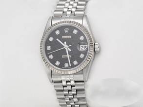 Thumbnail von Rolex Datejust 31 31mm Stahl Weissgold 750 Diamanten Automatik Stainless Steel 18kt White Gold Jubilé-band Chronometer Oyster Black Dial