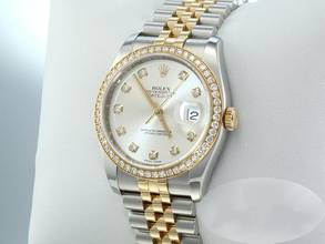 Thumbnail von Rolex Datejust 36 36mm 116243 2014 Stahl Gelbgold 750 Diamanten Automatik Stainless Steel 18kt Yellow Gold Jubilé-band Chronometer Oyster