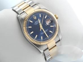Thumbnail von Rolex Datejust 36 36mm 116233 2011 Edelstahl Gelbgold 750 Automatik Stahl Gold Stainless Steel 18kt Yellow Gold Oyster-band Chronometer Blue Dial