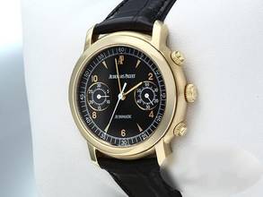 Thumbnail von Audemars Piguet Jules Audemars 25859ba Gelbgold 750 Chronograph 1999 Automatik 18kt Yellow Gold Black Dial