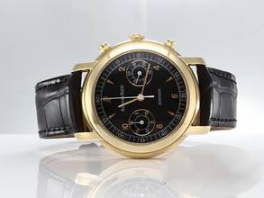 Thumbnail von Audemars Piguet Jules Audemars 25859ba Gelbgold 750 Chronograph 1999 Automatik 18kt Yellow Gold Black Dial