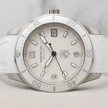 Montblanc Sea Automatic Date 0 Oxygen Iced NEW FULL SET