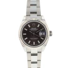 Thumbnail von Rolex Lady-Datejust 28 Steel Oyster Slate Grey Dial LIKE NEW