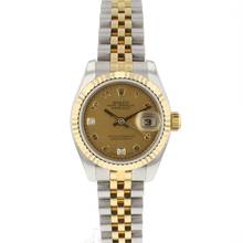 Thumbnail von Rolex Lady-Datejust 26 Jubilee Steel/Gold Arabic Golddust Diamond Dial