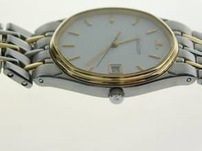Thumbnail von Jaeger-LeCoultre Albatros Stahl Gelbgold Herrenuhr mit Datum 35 mm im TOP Zustand seltene Version volle Band Kaliber 608