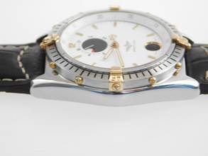 Thumbnail von Breitling Reserve Marche Herrenuhr Automatik 40 mm mit Gangreserve top Zustand seltene große Herrenuhr