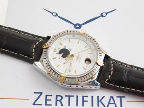 Thumbnail von Breitling Reserve Marche Herrenuhr Automatik 40 mm mit Gangreserve top Zustand seltene große Herrenuhr