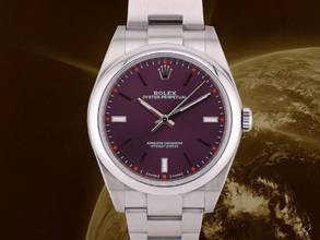 Thumbnail von Rolex Oyster Perpetual 39 39mm Purple Dial Like New Full Set