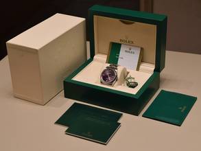 Thumbnail von Rolex Oyster Perpetual 39 39mm Purple Dial Like New Full Set