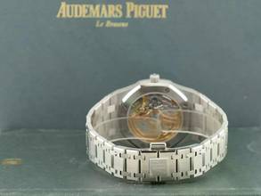 Thumbnail von Audemars Piguet Royal Oak Jumbo 16202st Jumbo Blau Zifferblatt Neu Komplettset. Neu 2024