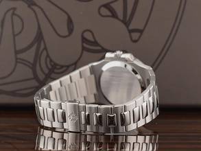 Thumbnail von Patek Philippe Nautilus 3800 Schwarz Römisches Zifferblatt Wie neu Komplettset 1998