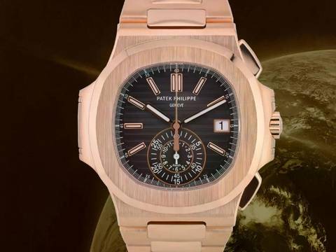 Patek Philippe Nautilus 5980/1r Roségold Chronograph - Komplettset wie neu 2014