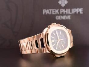 Thumbnail von Patek Philippe Nautilus 5980/1r Roségold Chronograph - Komplettset wie neu 2014