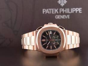 Thumbnail von Patek Philippe Nautilus 5980/1r Roségold Chronograph - Komplettset wie neu 2014