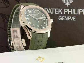 Thumbnail von Patek Philippe Aquanaut 5168g-010 Grün & Weißgold - Wie neu Ita 2021