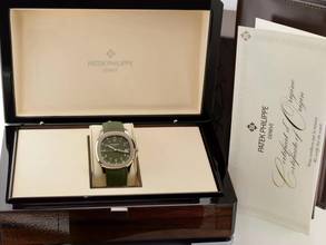 Thumbnail von Patek Philippe Aquanaut 5168g-010 Grün & Weißgold - Wie neu Ita 2021