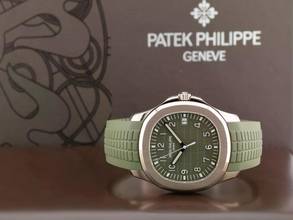 Thumbnail von Patek Philippe Aquanaut 5168g-010 Grün & Weißgold - Wie neu Ita 2021