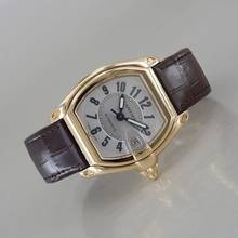 Thumbnail von Cartier Roadster Automatik 18k Gold Ref. 2524 37 x 44 mm Full Set Bucherer CPO wie neu