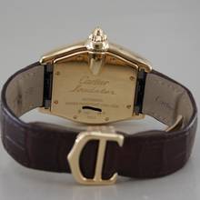 Thumbnail von Cartier Roadster Automatik 18k Gold Ref. 2524 37 x 44 mm Full Set Bucherer CPO wie neu