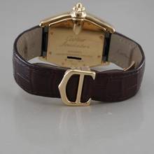 Thumbnail von Cartier Roadster Automatik 18k Gold Ref. 2524 37 x 44 mm Full Set Bucherer CPO wie neu