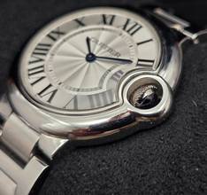 Thumbnail von Cartier Ballon Bleu 33mm W6920084 Silber Opalzifferblatt Guter Zustand Komplettset 08-2021