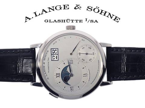  A. Lange & Söhne Grosse Lange 1 Grand Lange 1 - PLATIN - WIE NEU - FULL SET 
