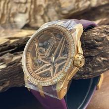 Thumbnail von Roger Dubuis Excalibur Excalibur Monobalancier Rosé - Brillantbesatz - NEUWARE - FULLSET 2026