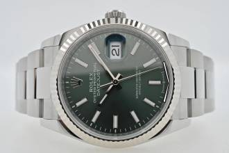 Thumbnail von Rolex Datejust 36 Oyster Perpetual Datejust 126234 Green Dial LC100