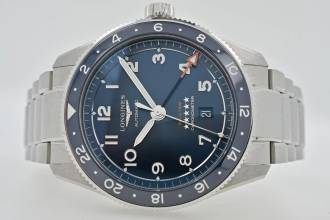 Thumbnail von Longines Spirit Zulu Time GMT L38124936 Blue Bezel