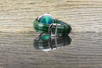 Thumbnail von IWC Portofino Automatic 34 Automatic Green Diamond Dial - Folding Clasp - Full Set - Steel