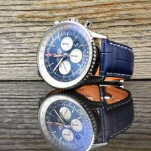 Thumbnail von Breitling Navitimer 1 B01 Chronograph 46 AB0127 Blue Dial - MINT NEUWERTIG - Automatik - Full Set