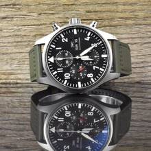 Thumbnail von IWC Fliegeruhr Chronograph Pilot Chronograph IW377709 Black Dial - unpoliert - Full Set - Automatik