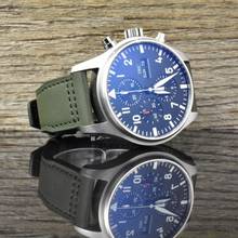 Thumbnail von IWC Fliegeruhr Chronograph Pilot Chronograph IW377709 Black Dial - unpoliert - Full Set - Automatik